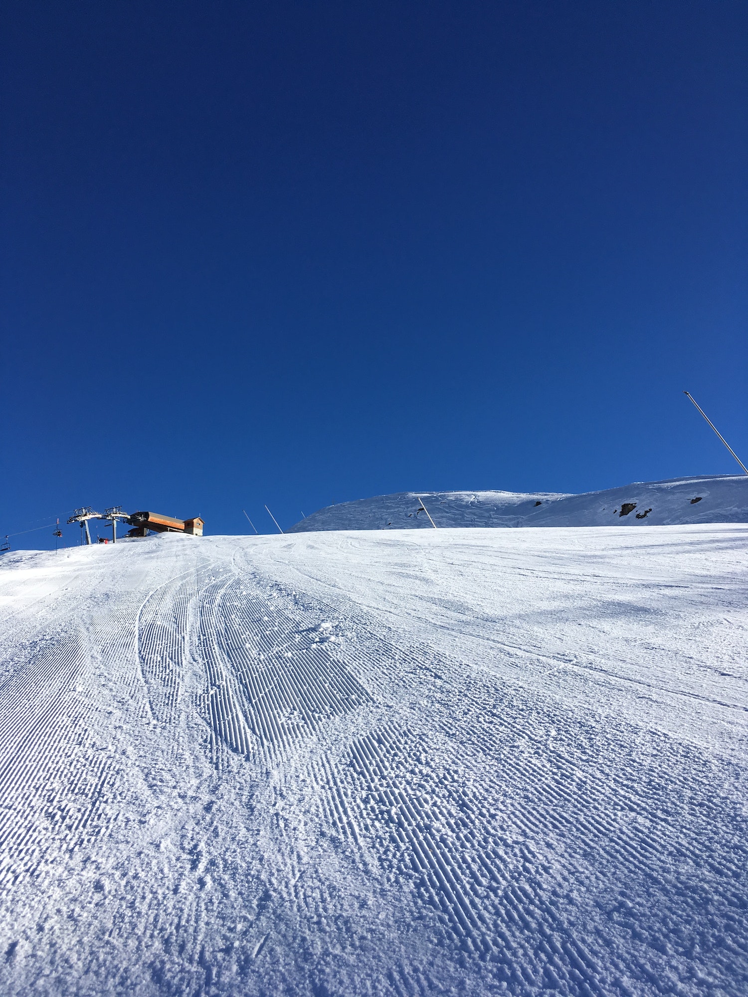Nobody at the sky resort for the first of January