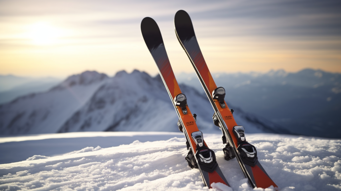 yecayeca picture a close up of a pair of skis and poles freshly 1c69f9be 0a2b 420a a761 e5db49a6340a